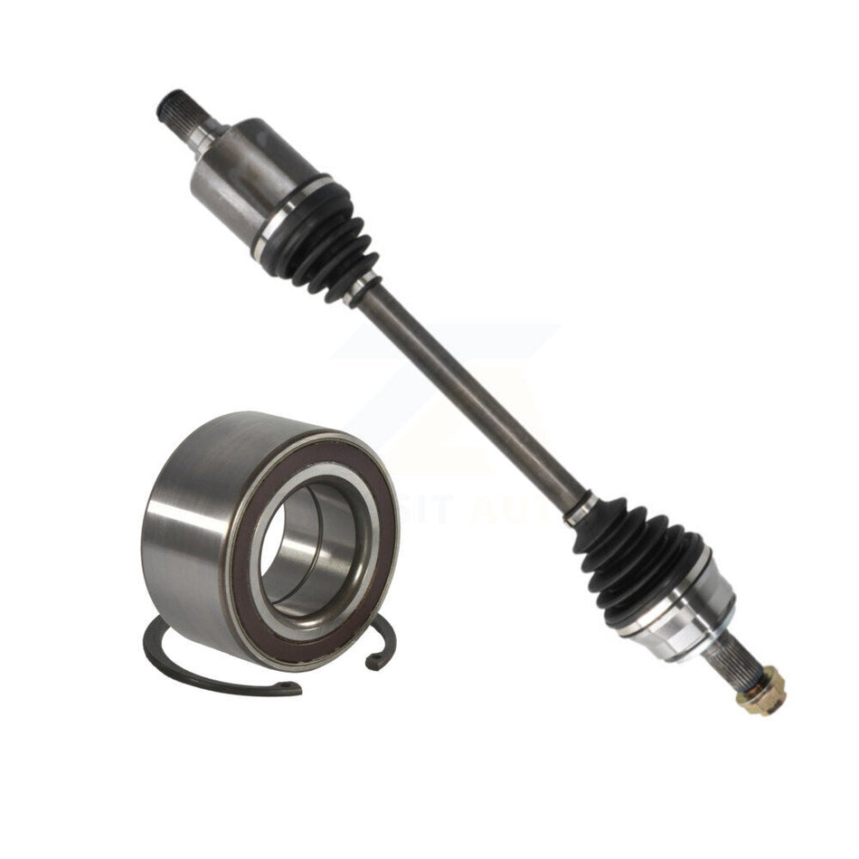 Front Left CV Axle Drive Shaft And Wheel Bearing Kit For Honda Pilot Acura MDX Passport KN7-100210