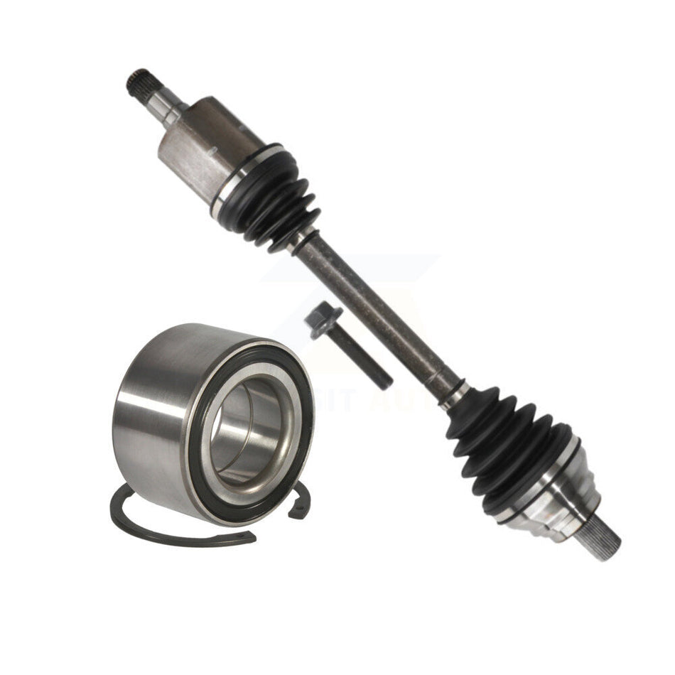 Front Left CV Axle Drive Shaft Assembly And Bearing Kit For Volkswagen Jetta Audi TT KN7-100215