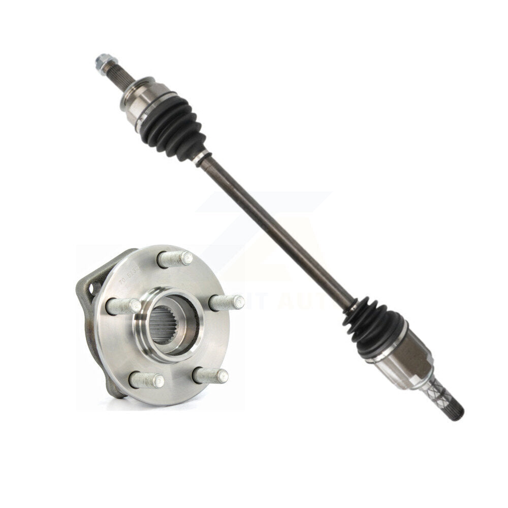 Front Right CV Axle Drive Shaft And Hub Bearing Kit For 2010-2014 Subaru Outback Legacy KN7-100238