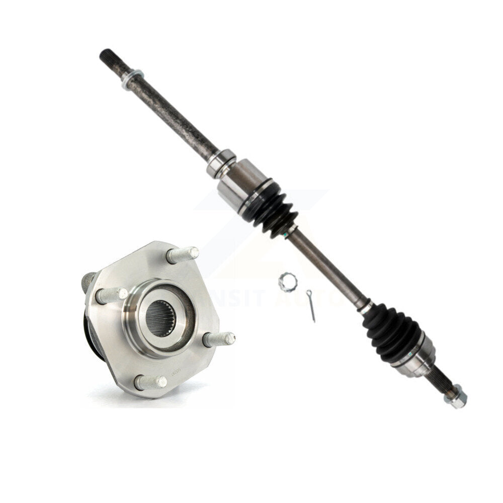 Front Right CV Axle Drive Shaft And Complete Hub Bearing Assembly Kit For Nissan Sentra KN7-100270