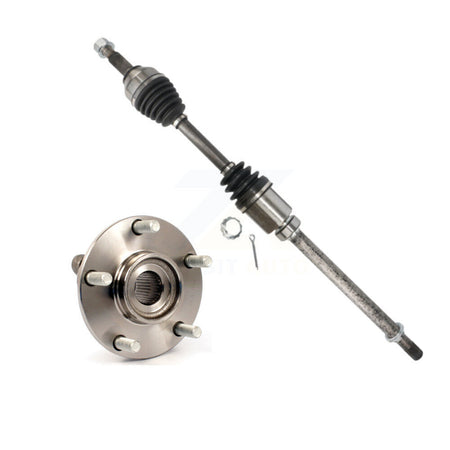 Front Right CV Axle Drive Shaft And Hub Bearing Assembly Kit For Nissan Rogue Select AWD KN7-100275