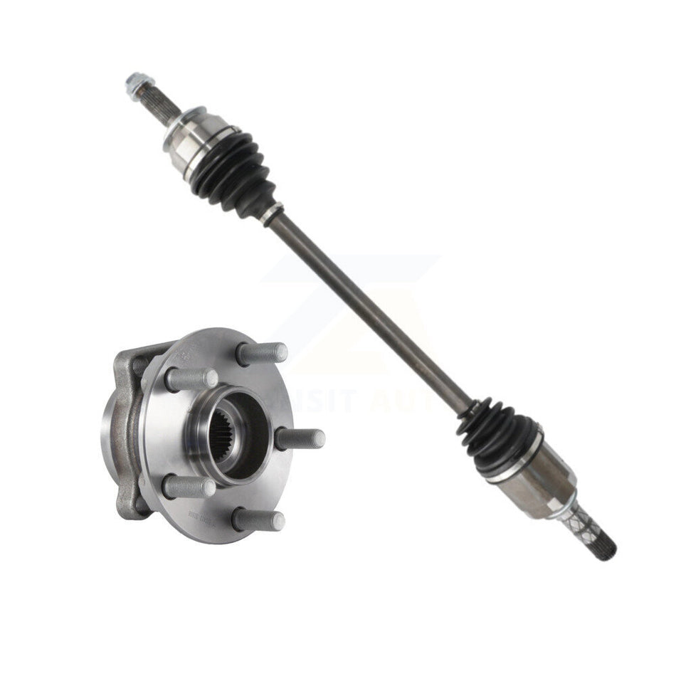 Front Right CV Axle Drive Shaft And Hub Bearing Assembly Kit For Subaru Forester Impreza KN7-100292