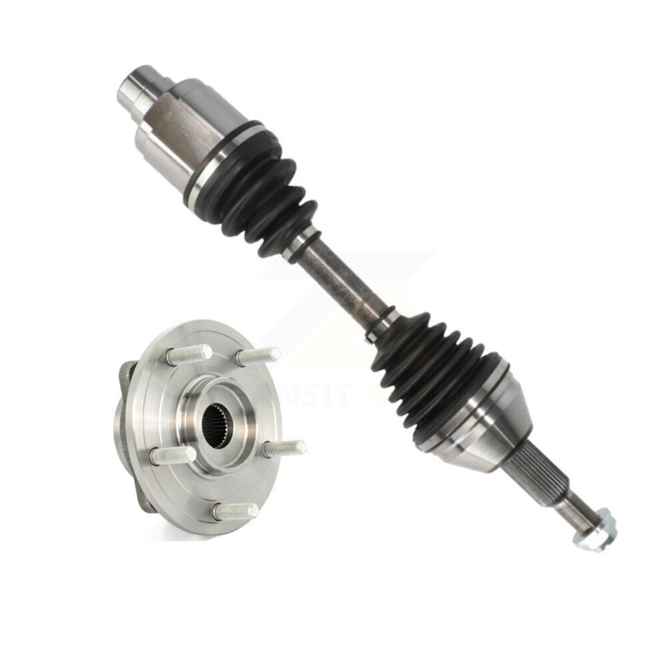 Front Right CV Axle Drive Shaft And Complete Hub Bearing Assembly Kit For Dodge Journey KN7-100310