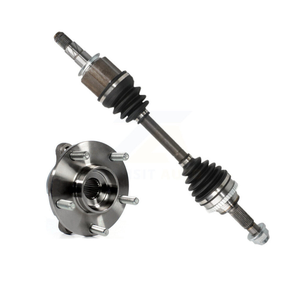 Front Right CV Axle Drive Shaft And Hub Bearing Assembly Kit For INFINITI G37 G35 G25 KN7-100313