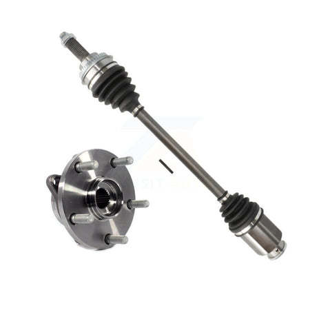 Front Right CV Axle Drive Shaft And Complete Hub Bearing Assembly Kit For Subaru Impreza KN7-100347