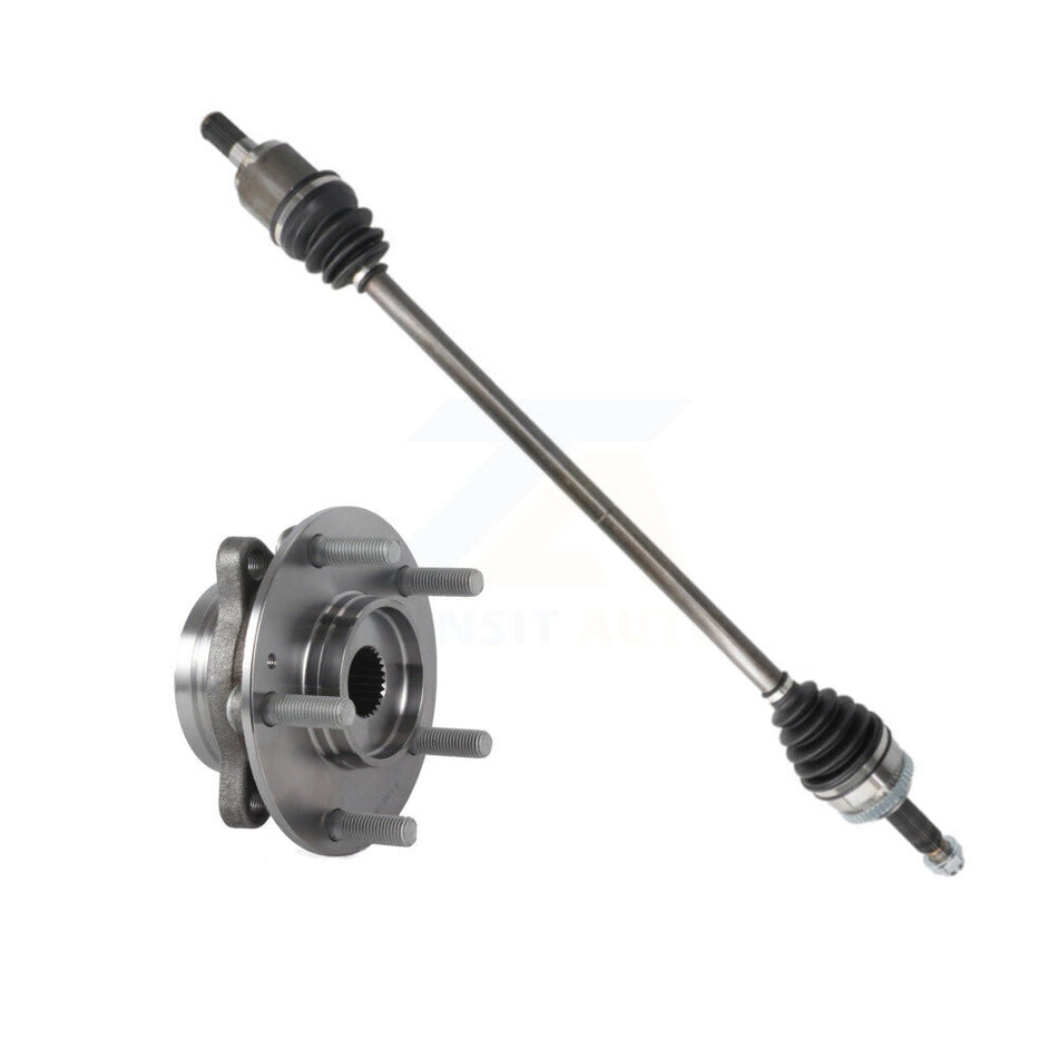 Front Right CV Axle Drive Shaft And Wheel Hub Bearing Assembly Kit For Hyundai Elantra GT KN7-100359