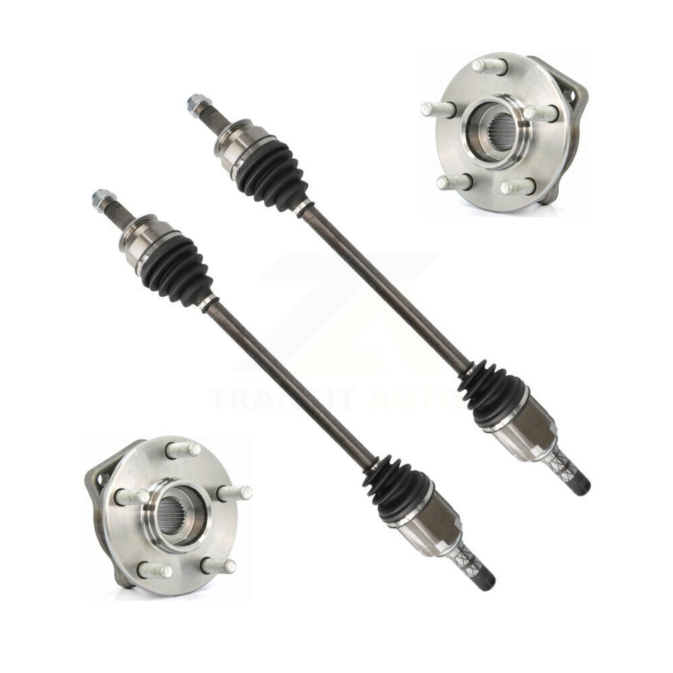 Front CV Axle Drive Shaft And Wheel Hub Bearing Kit For 2010-2014 Subaru Outback Legacy KN7-100378