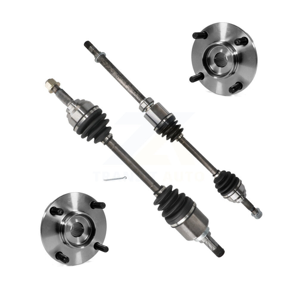 Front CV Axle Drive Shaft And Complete Hub Bearing Assembly Kit For Nissan Versa Cube KN7-100380