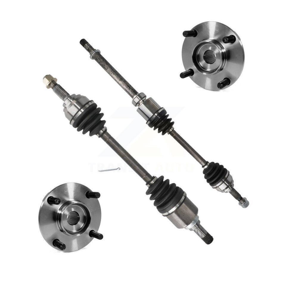 Front CV Axle Drive Shaft And Complete Hub Bearing Assembly Kit For Nissan Versa Cube KN7-100380