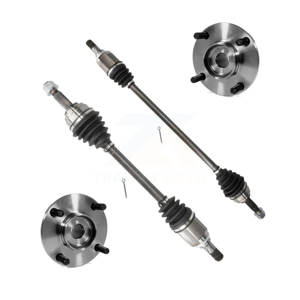 Front CV Axle Drive Shaft And Complete Hub Bearing Assembly Kit For Nissan Versa w o CVT KN7-100383