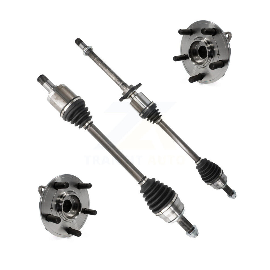 Front CV Axle Drive Shaft And Complete Wheel Hub Bearing Assembly Kit For Honda Odyssey KN7-100392