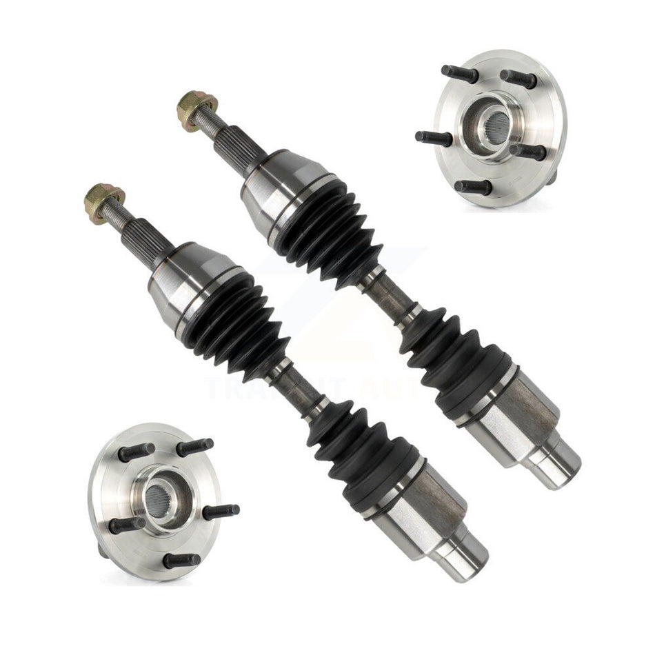 Front CV Axle Shaft & Bearing Kit For Dodge Dakota Mitsubishi Raider 4WD with 2-Wheel ABS KN7-100402