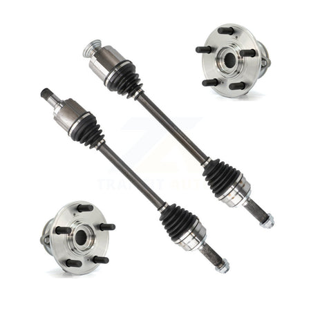 Front CV Axle Drive Shaft And Wheel Hub Bearing Assembly Kit For 2010-2013 Acura MDX ZDX KN7-100403