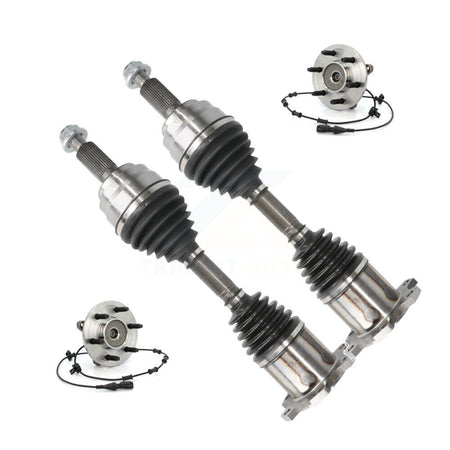 Front CV Axle Drive Shaft And Wheel Hub Bearing Kit For Ford Expedition Lincoln Navigator KN7-100407
