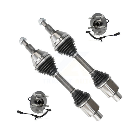 Front CV Axle Drive Shaft And Wheel Hub Bearing Assembly Kit For 2012-2018 Ram 1500 4WD KN7-100413