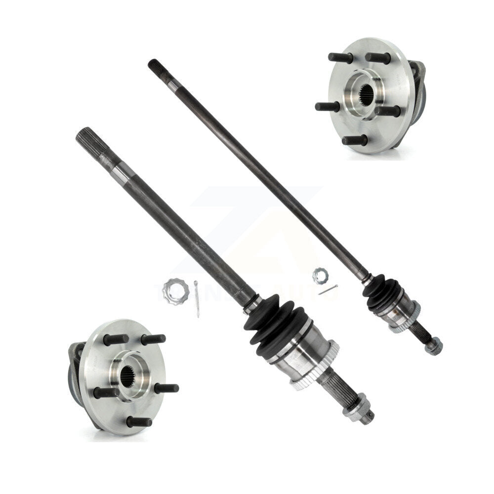 Front CV Axle Drive Shaft And Complete Hub Bearing Assembly Kit For Jeep Grand Cherokee KN7-100416