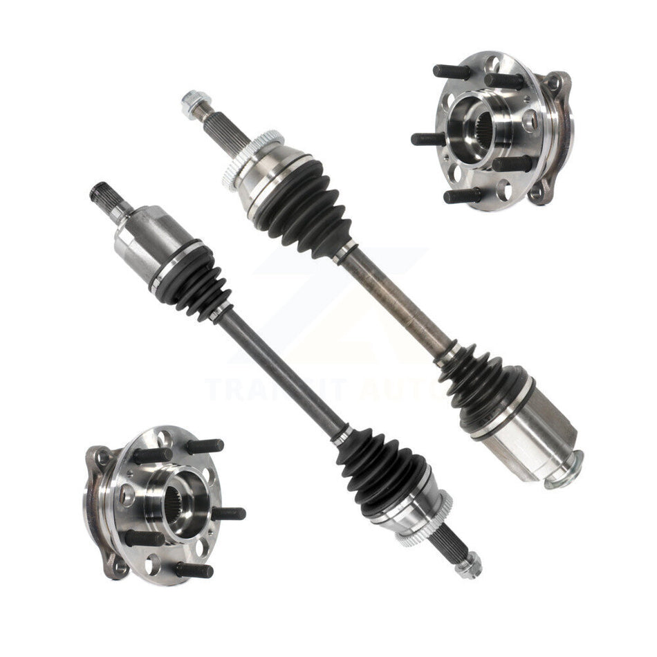 Front CV Axle Shaft And Bearing Kit For Kia Sorento Hyundai Santa Fe Sport AWD with 2.4L KN7-100426