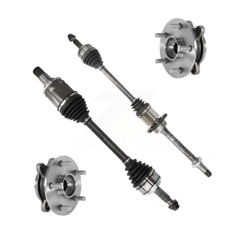 Front CV Axle Drive Shaft And Complete Wheel Hub Bearing Assembly Kit For Toyota Camry KN7-100431