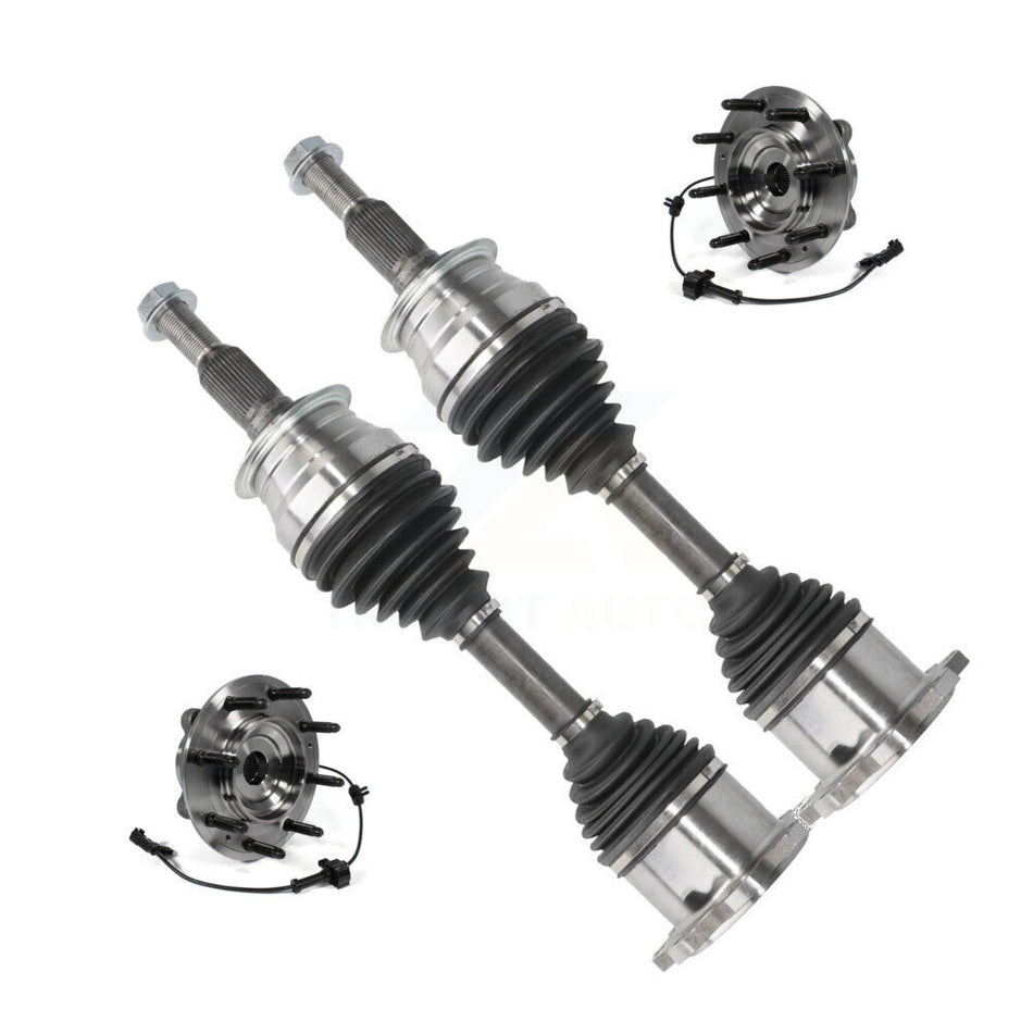 Front CV Axle Shaft And Bearing Kit For GMC Chevrolet Sierra 2500 HD Silverado 3500 4WD KN7-100438