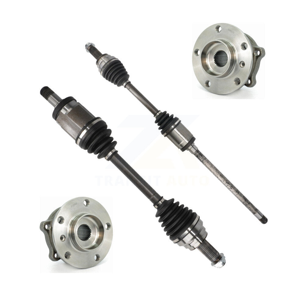 Front CV Axle Shaft & Bearing Kit For 2017 BMW X6 xDrive50i with AWD 4.4L Primary Design KN7-100450