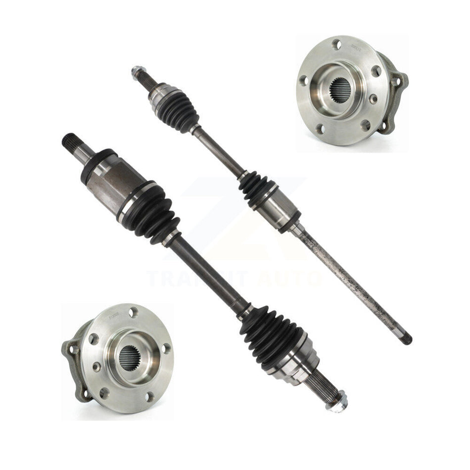 Front CV Axle Shaft & Bearing Kit For 2017 BMW X6 xDrive50i with AWD 4.4L Primary Design KN7-100450