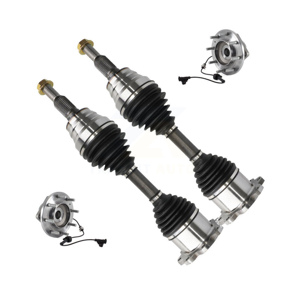 Front CV Axle Shaft Bearing Kit For 2011-2014 GMC Sierra 3500 HD Chevrolet Silverado 4WD KN7-100453