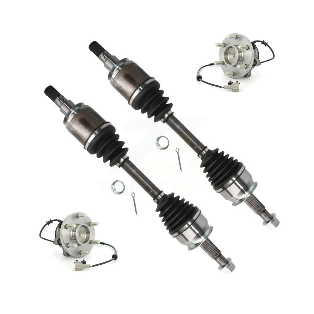 Front CV Axle Shaft And Bearing Kit For Nissan Frontier Pathfinder Xterra Suzuki Equator KN7-100471