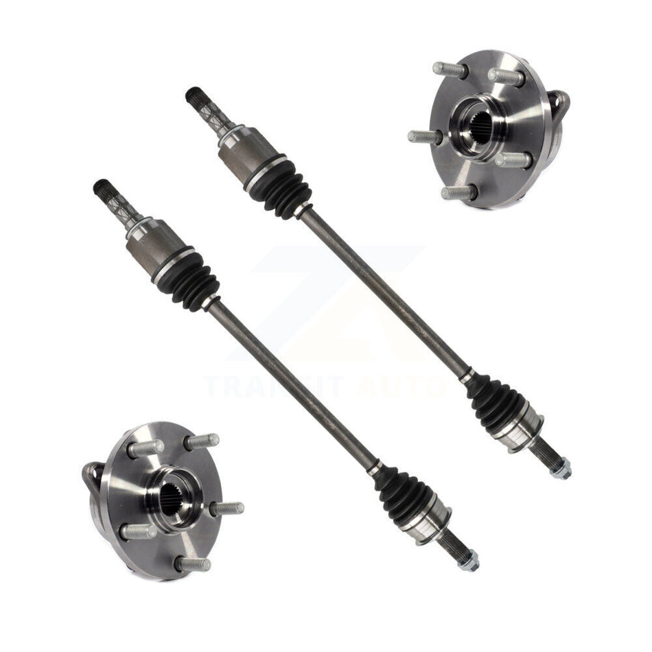 Front CV Axle Drive Shaft And Complete Hub Bearing Assembly Kit For Subaru Outback Legacy KN7-100473