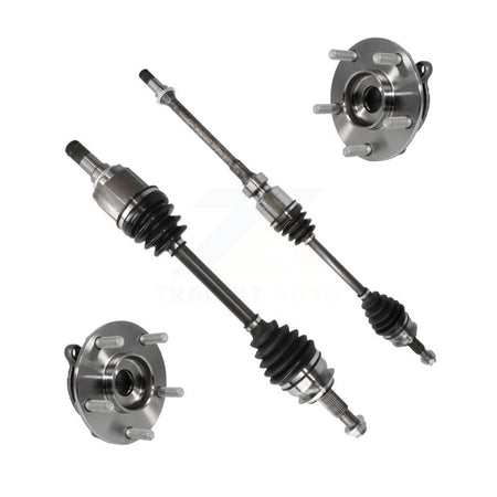 Front CV Axle Drive Shaft And Complete Wheel Hub Bearing Assembly Kit For Mazda 3 KN7-100474