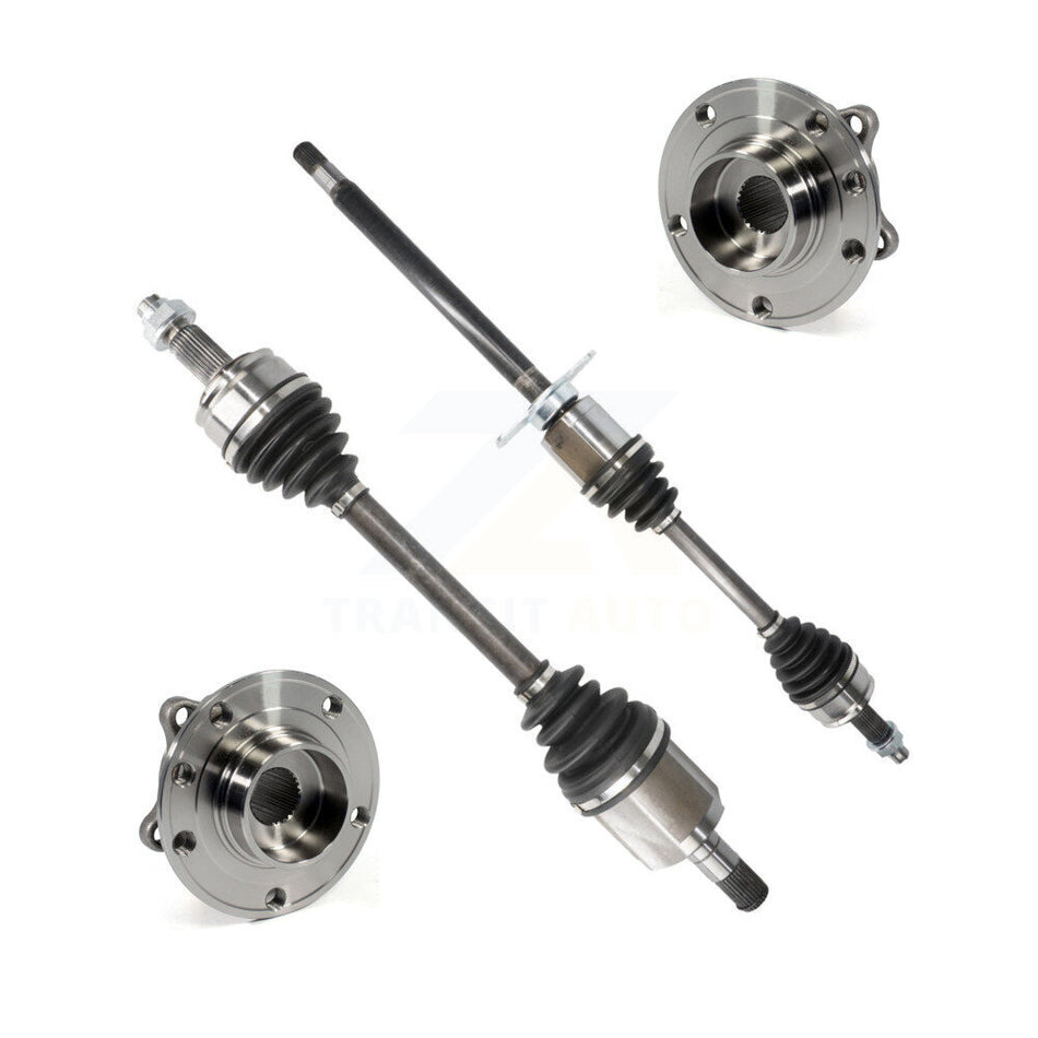 Front CV Axle Shaft And Bearing Kit For Dodge Dart 2.4L/2.0L with Automatic transmission KN7-100486