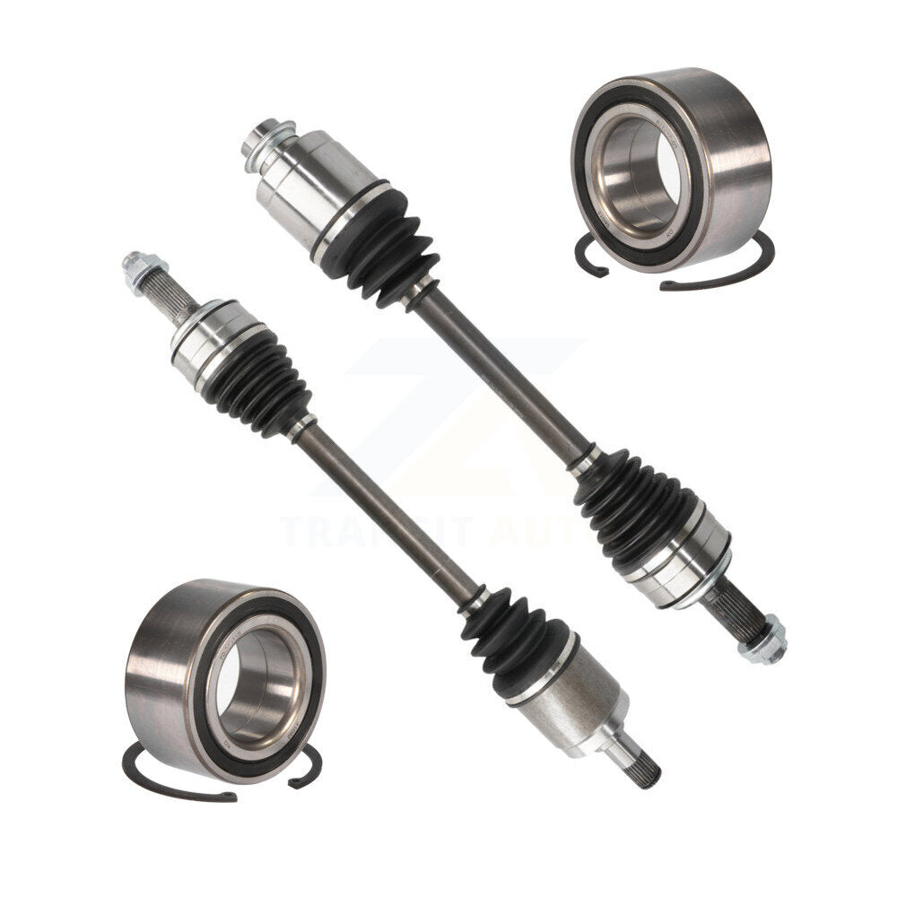 Front CV Axle Bearing Kit For 13-14 Honda Accord FWD with 2.4L Automatic CVT transmission KN7-100499