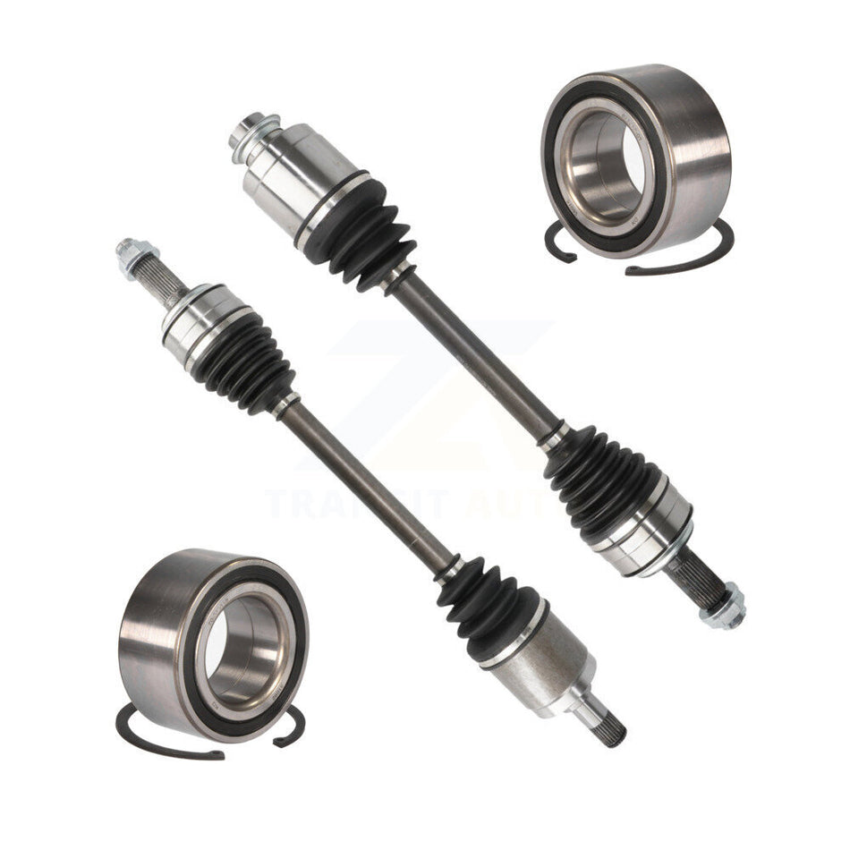 Front CV Axle Bearing Kit For 13-14 Honda Accord FWD with 2.4L Automatic CVT transmission KN7-100499