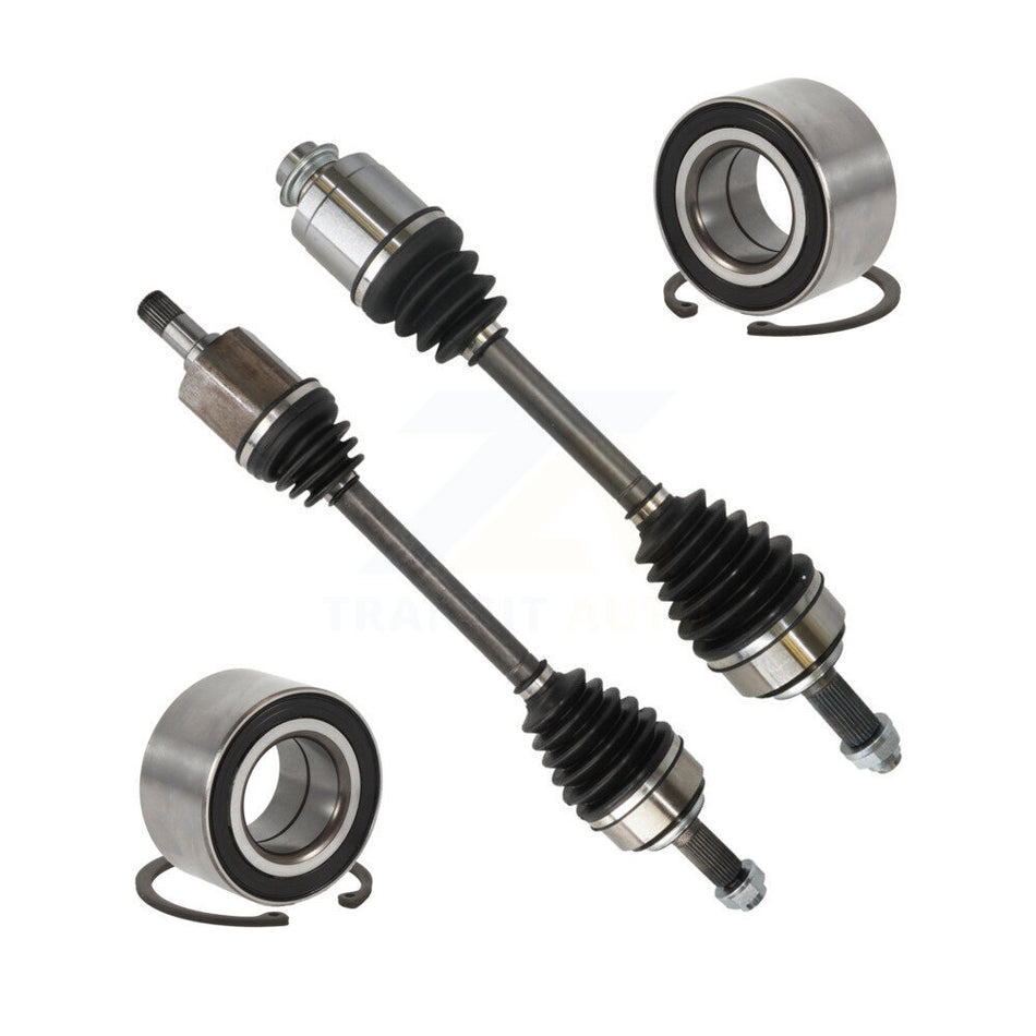 Front CV Axle And Bearing Kit For 2003-2007 Honda Accord 2.4L with Manual transmission KN7-100502