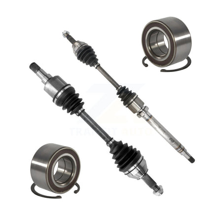 Front CV Axle Drive Shaft Complete Assembly And Wheel Bearing Kit For Ford Focus KN7-100504