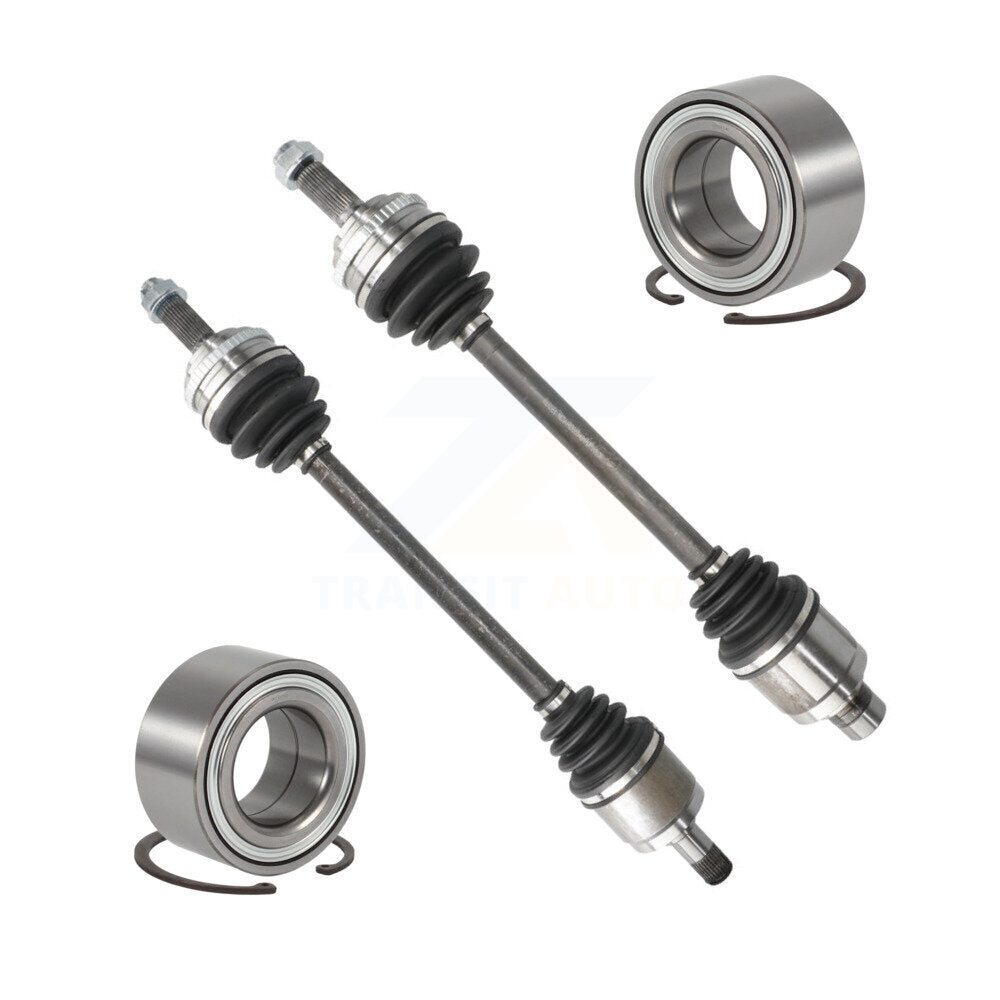 Front CV Axle Drive Shaft Assembly And Wheel Bearing Kit For 1999-2004 Honda Odyssey FWD KN7-100525