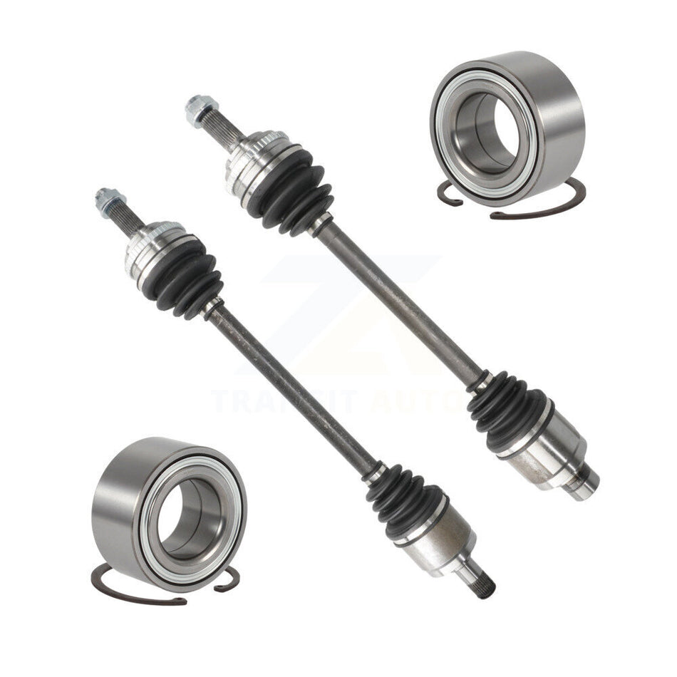 Front CV Axle Drive Shaft Assembly And Wheel Bearing Kit For 1999-2004 Honda Odyssey FWD KN7-100525
