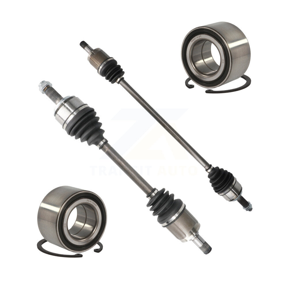 Front CV Axle Drive Shaft Complete Assembly And Wheel Bearing Kit For Honda Civic KN7-100529