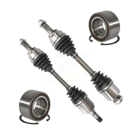 Front CV Axle Drive Shaft Assembly And Bearing Kit For 2006-2009 Mazda 3 Primary Design KN7-100535
