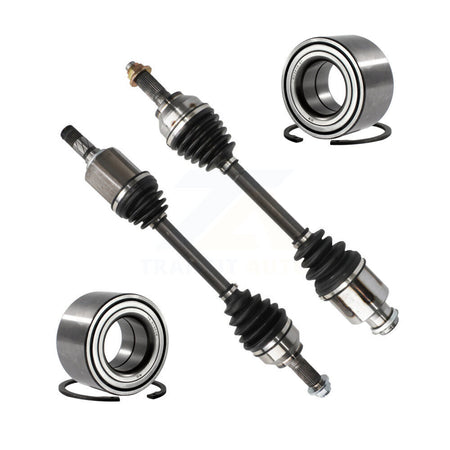 Front CV Axle Drive Shaft Assembly And Bearing Kit For 2007-2008 Mazda 3 Primary Design KN7-100537