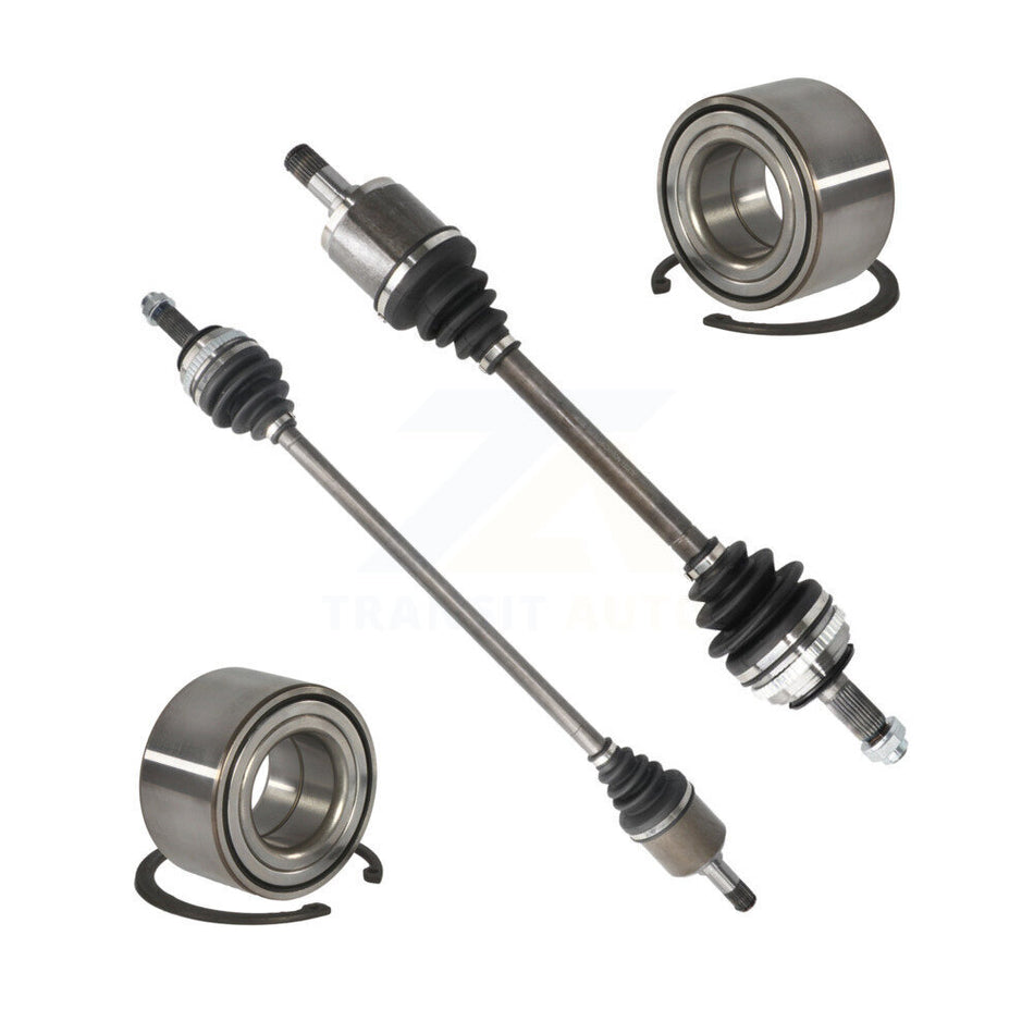 Front CV Axle Drive Shaft Complete Assembly And Bearing Kit For Honda Civic Acura EL KN7-100569