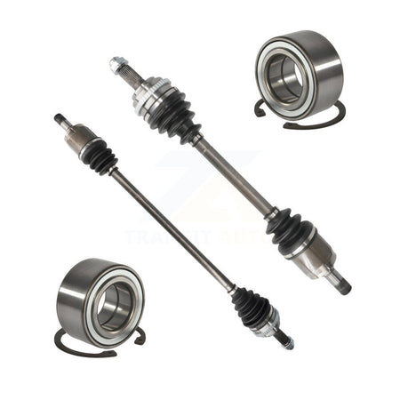 Front CV Axle Drive Shaft Complete Assembly And Bearing Kit For Honda Civic Acura EL KN7-100571