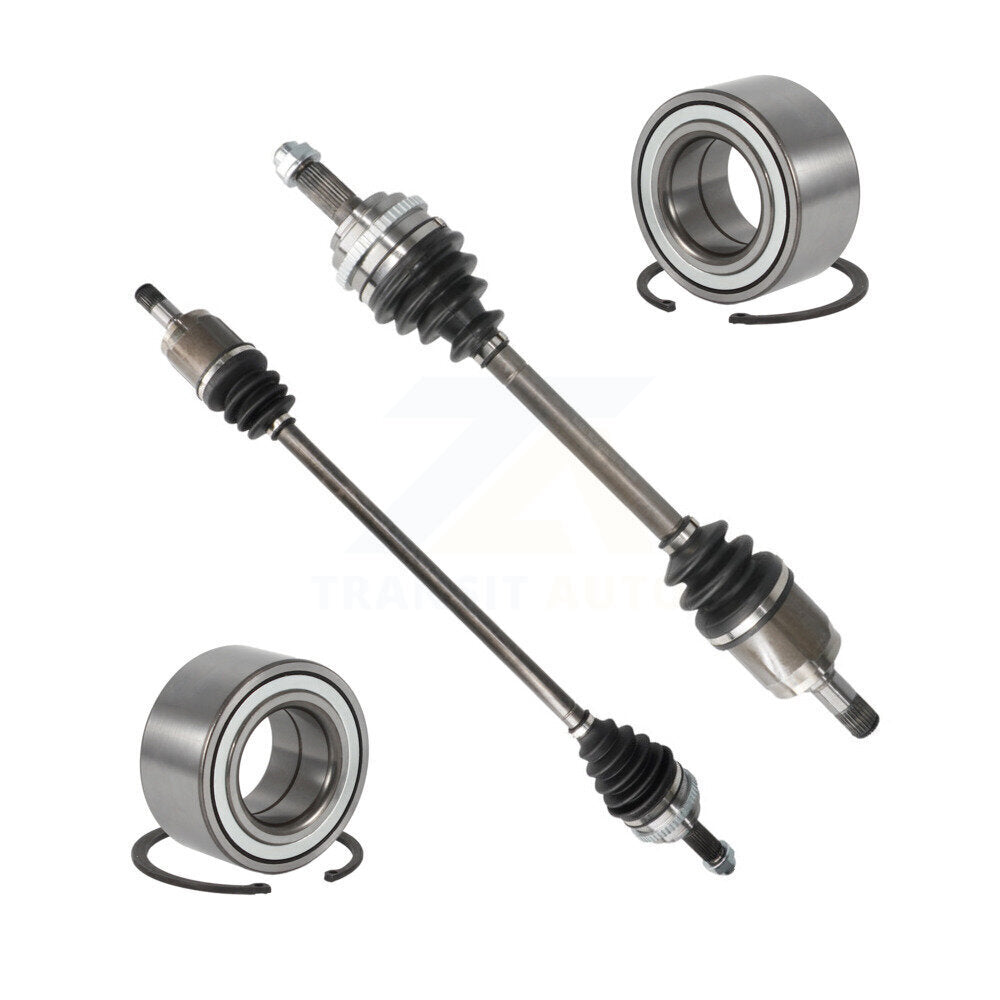 Front CV Axle And Bearing Kit For 2004-2005 Honda Civic Si with 1.7L Manual transmission KN7-100573