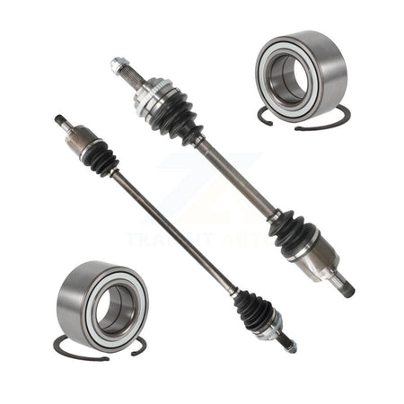 Front CV Axle And Bearing Kit For 2004-2005 Honda Civic Si with 1.7L Manual transmission KN7-100573