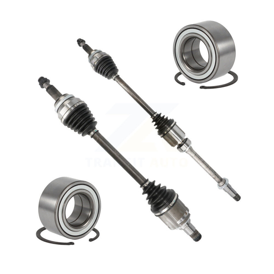 Front CV Axle And Bearing Kit For 2011-2016 Toyota Sienna FWD with Automatic transmission KN7-100576