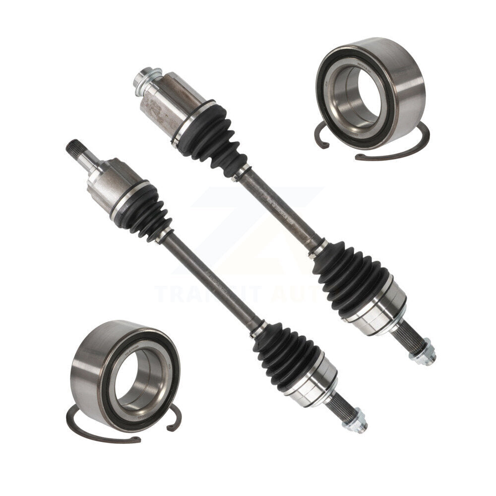 Front CV Axle And Bearing Kit For 2008-2012 Honda Accord 3.5L with Automatic transmission KN7-100579