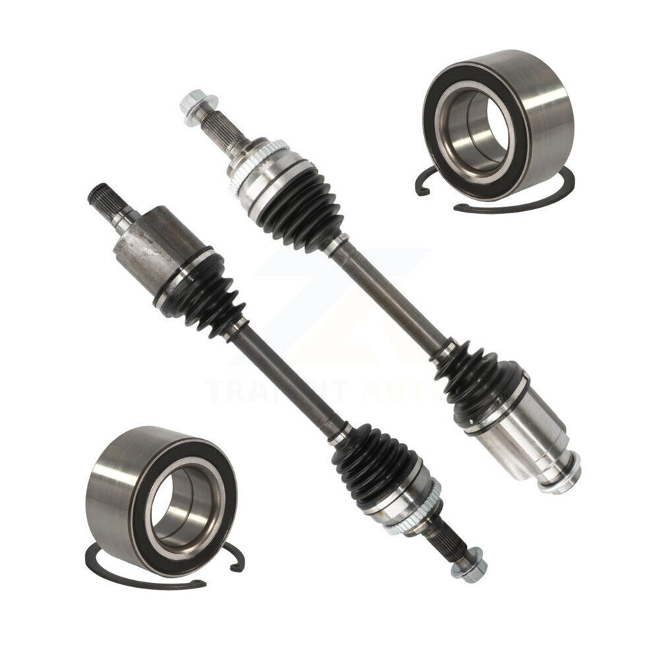 Front CV Axle Drive Shaft And Bearing Kit For 2007-2012 Mazda CX-7 2.3L with Turbocharged KN7-100589