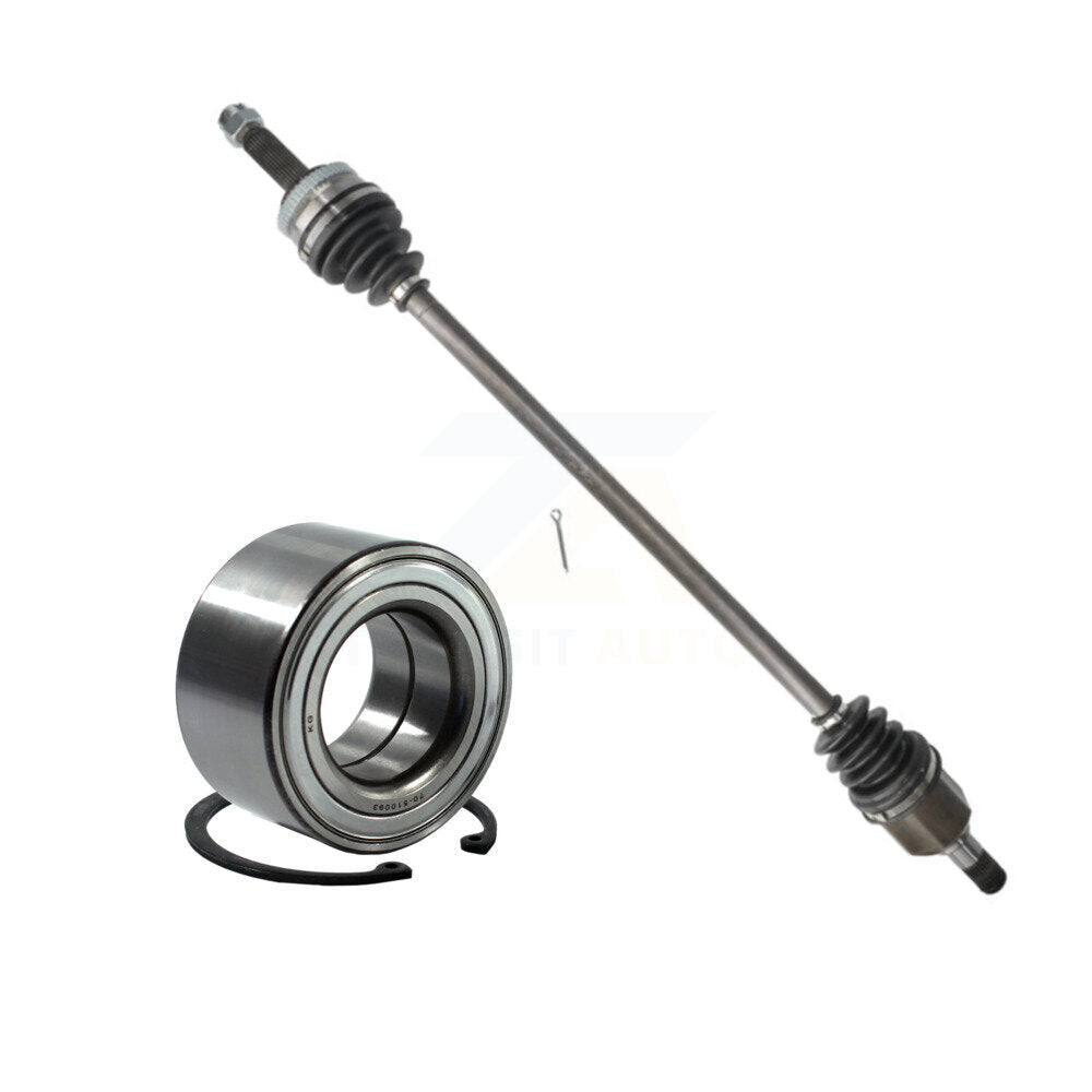 Front Right CV Axle Drive Shaft Assembly And Bearing Kit For Hyundai Elantra Kia Forte KN7-100620