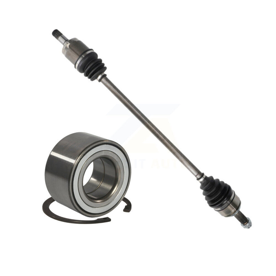 Front Right CV Axle Drive Shaft Complete Assembly And Wheel Bearing Kit For Honda Fit KN7-100642