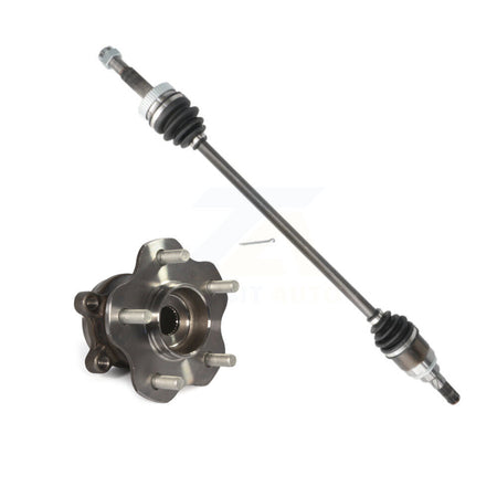 Rear Left CV Axle Drive Shaft And Hub Bearing Assembly Kit For Nissan Rogue Select AWD KN7-100691