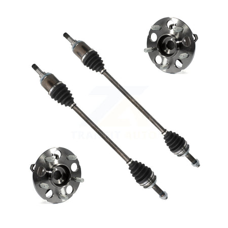Rear CV Axle Drive Shaft And Wheel Hub Bearing Assembly Kit For 2013-2016 Honda CR-V AWD KN7-100706